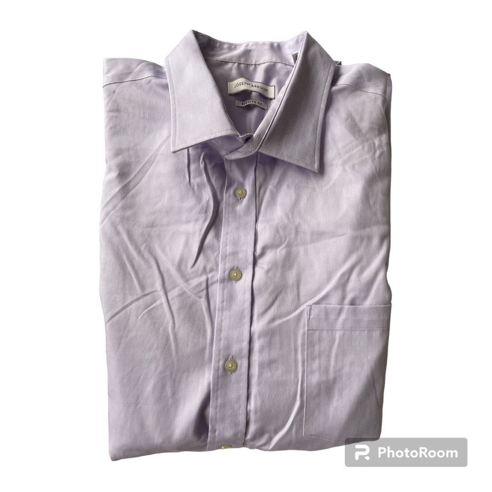 ⚡️ Joseph Abboud Long Sleeve Dress Shirt (Regular Fit) ~ Size Tall 18 36/37 ⚡️
